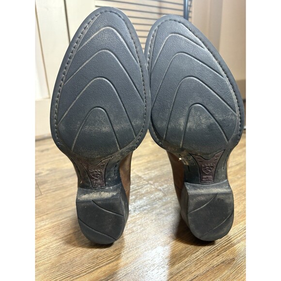 Ariat Mens 34725 Heritage R Toe Western Leather Pull On Cowboy Boots Size 11 D main image 4